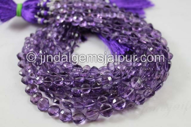 Amethyst Faceted Kite Beads